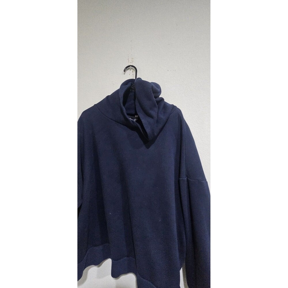 Fabletics Pullover Blue Athletic Knit Hoodie Swea… - image 2